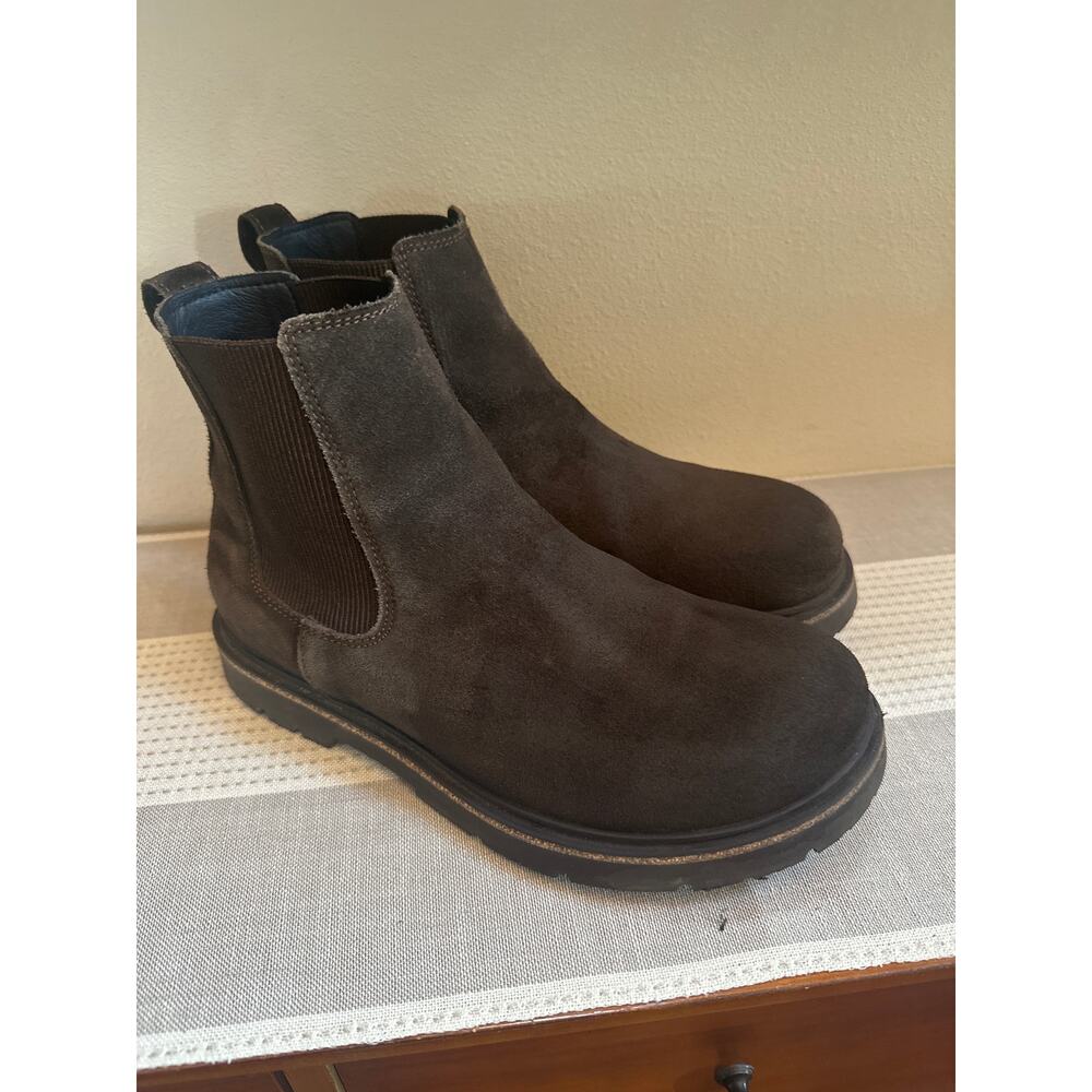 Birkenstock Women's Highwood Slip On Brown Suede Boots Size 43/ US 12-12.5